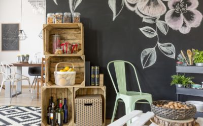 Reclaimed Wood Industrial Carts in Your Kitchen